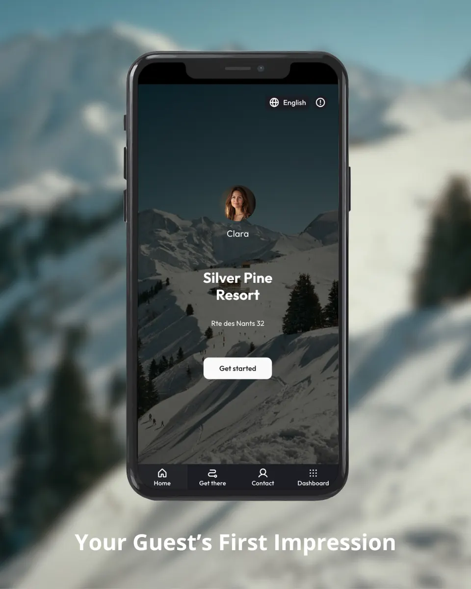 Guest perspective digital guidebook tour