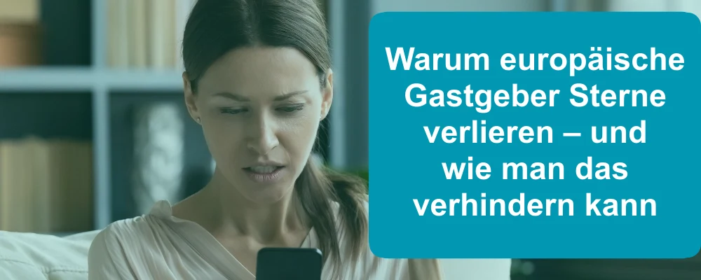 Airbnb-Gastgeber überprüft die Sternebewertungen