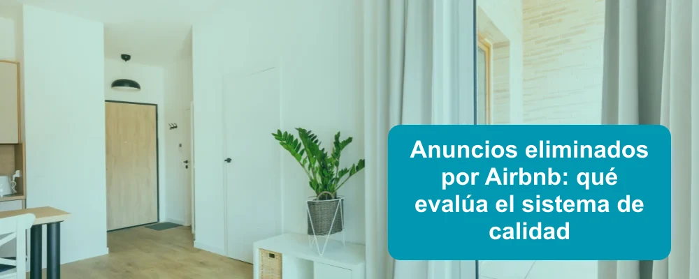 Eliminación de anuncios de calidad en Airbnb