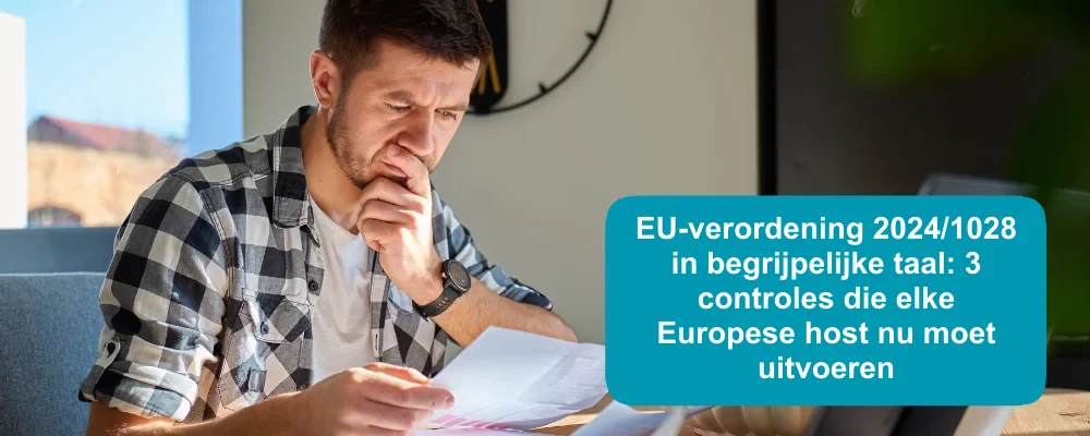 EU-verordening 2024/1028: checklist voor hosts