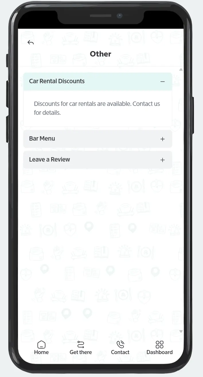 Recommendations page