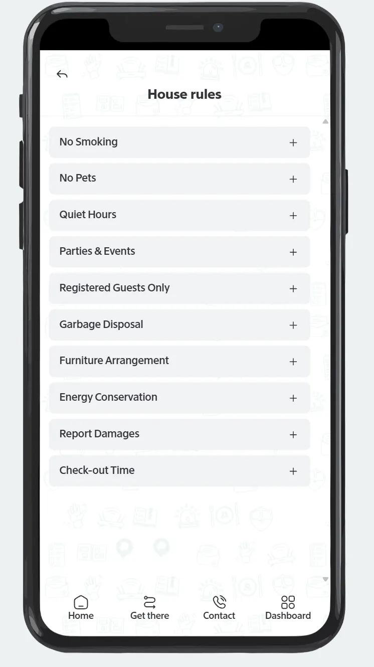 House rules page