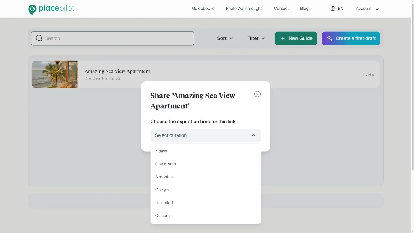 Access on your terms: links that expire when the stay does
